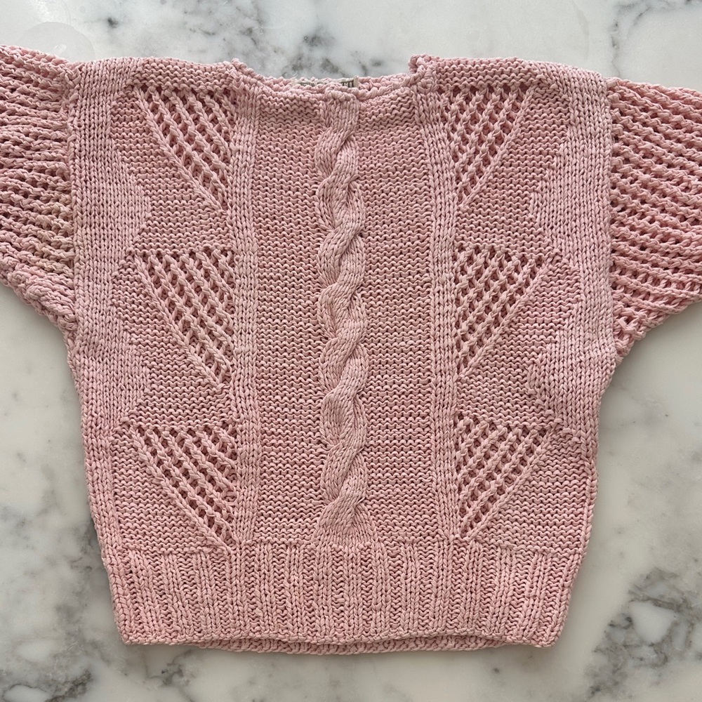 Zanetti Italian Blush Knit Sweater